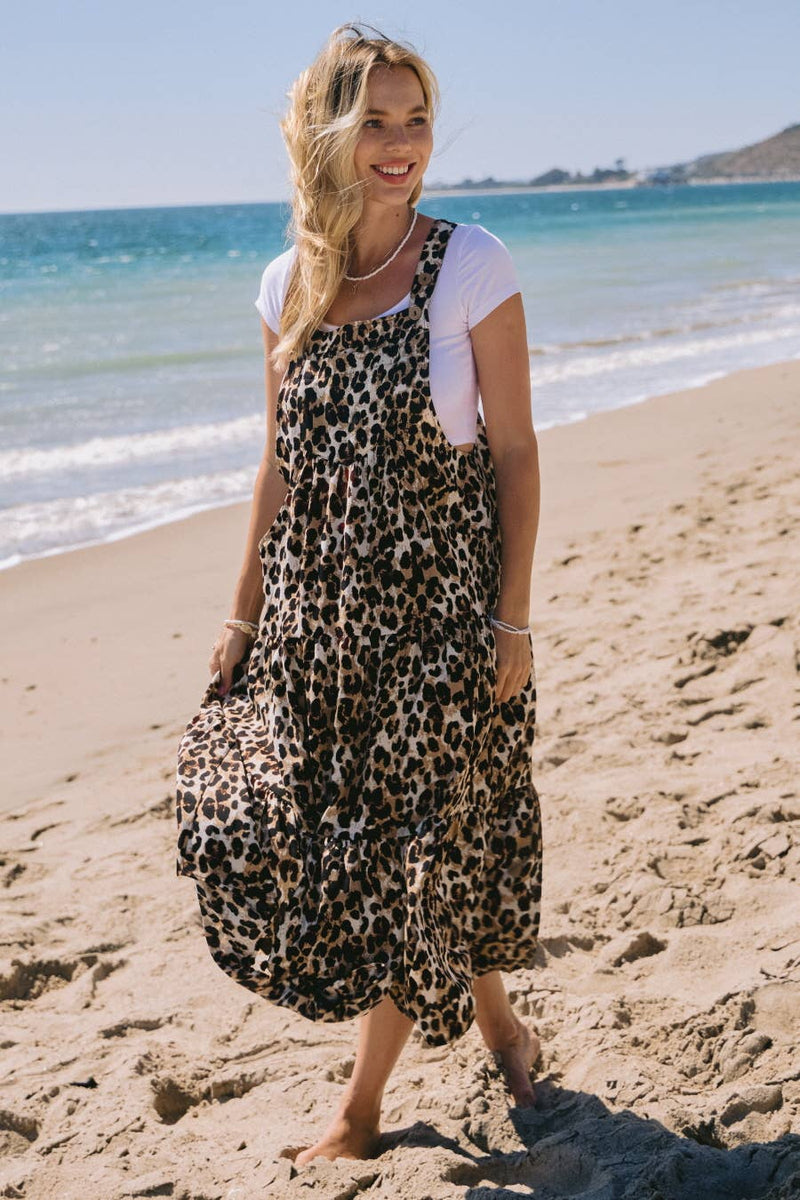 "The Purrrfect" Overall Dress