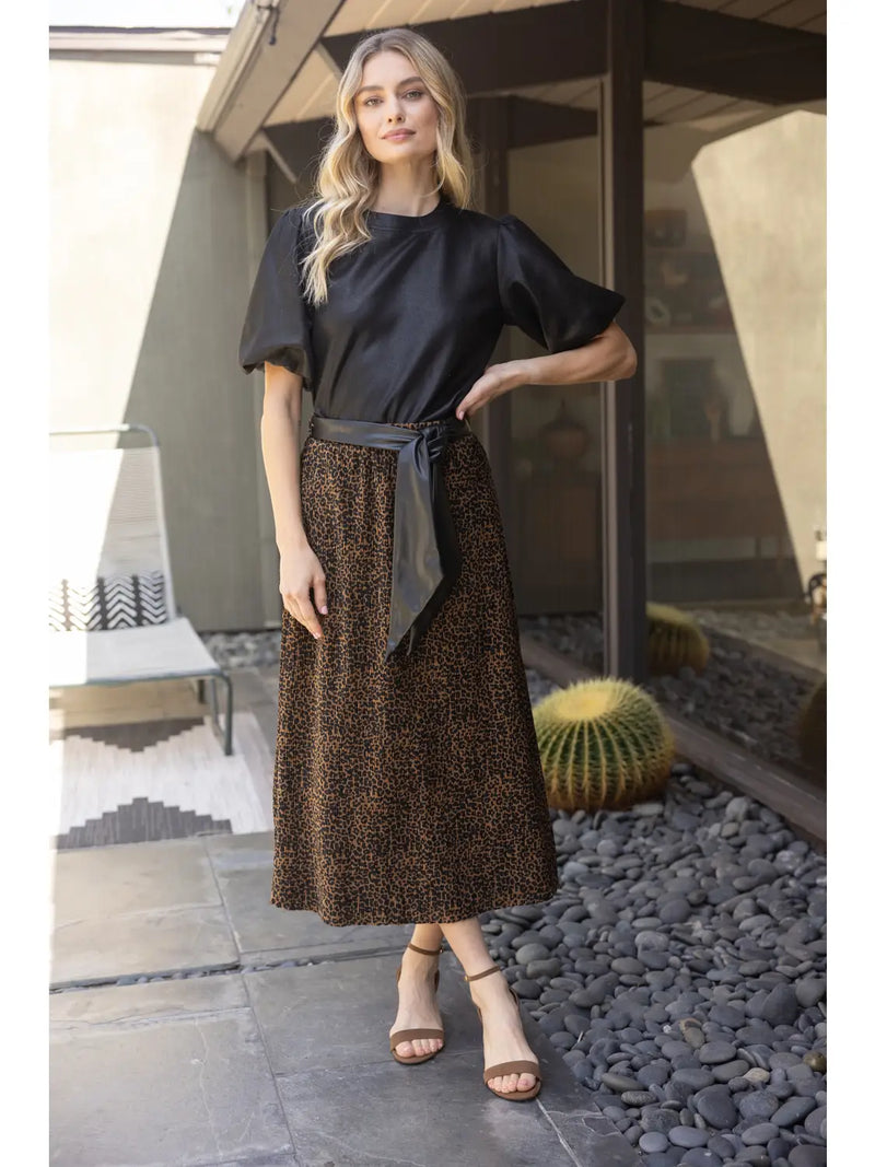 "Fierce & Forward" Midi Skirt