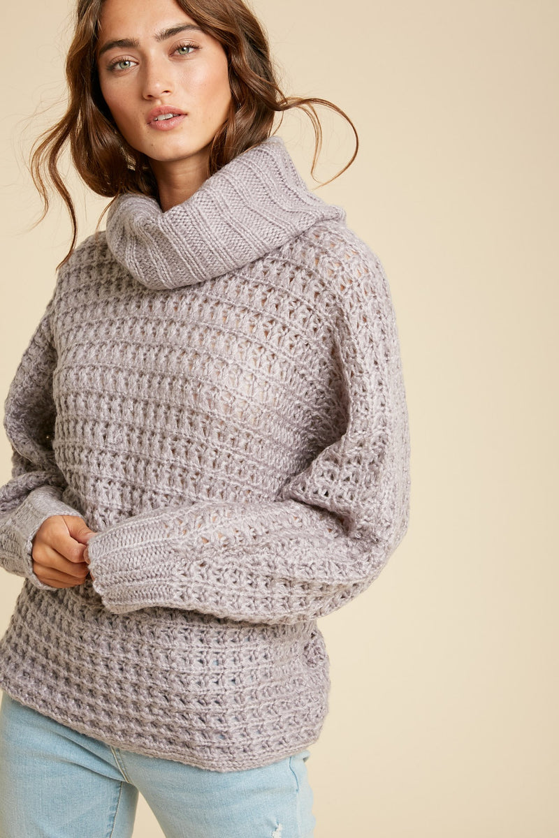 "XOXO" Turtleneck Sweater