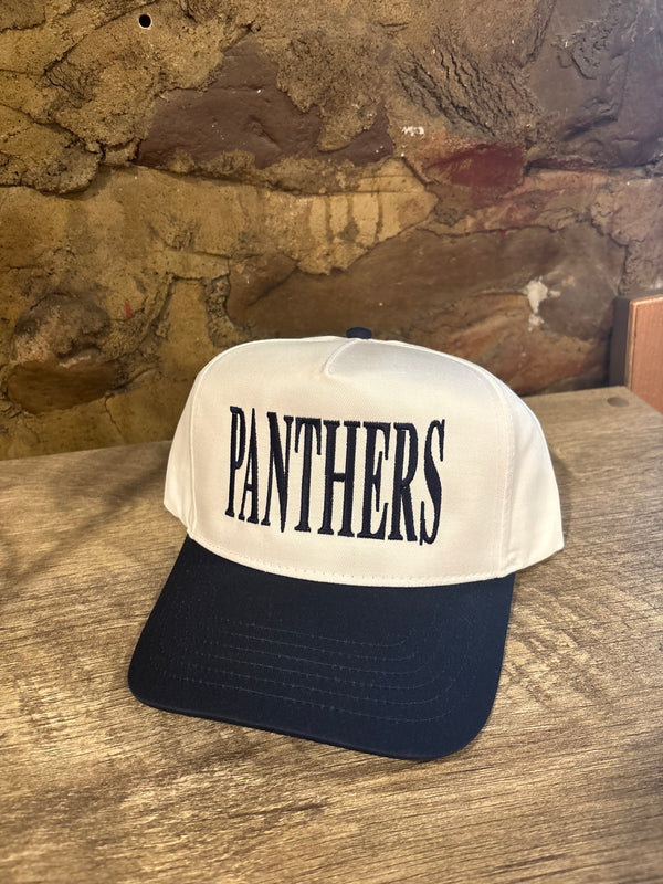 PANTHERS Vintage Embroidered Hat