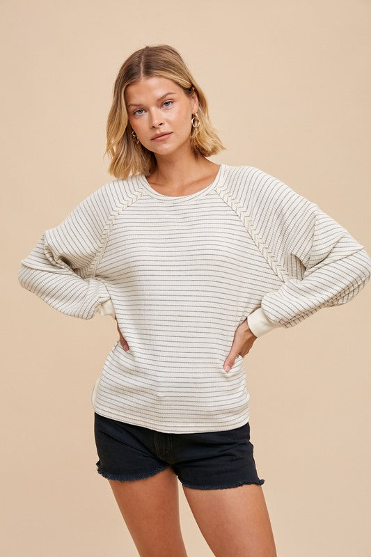 "Now & Always" Striped Top