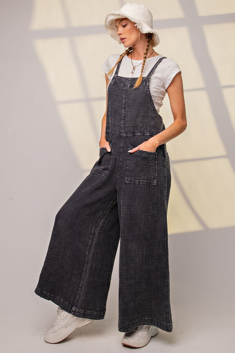 "Painters Thumb" Wide Leg Overalls *New Color*