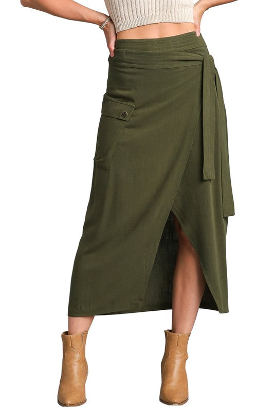 "Operation Awesome" Cargo Wrap Skirt *New Color*