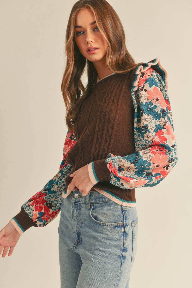 "Petal Perfection" Sweater top