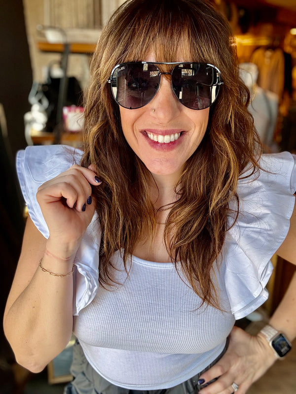 The Alex Unisex Aviator Sunglasses *PREORDER*