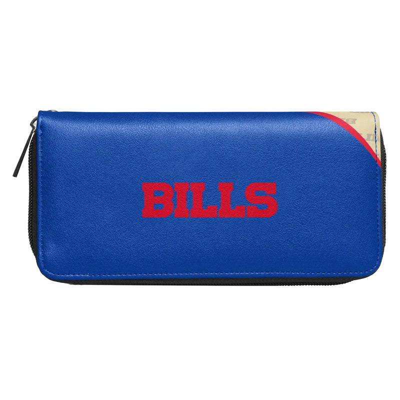 Buffalo Bills Curve Organizer Zip Wallet