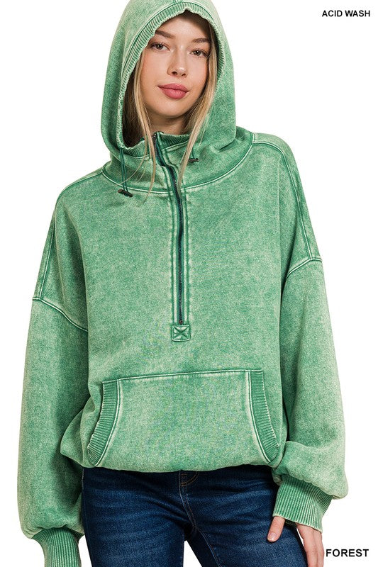 "Outback" Half Zip Hoodie