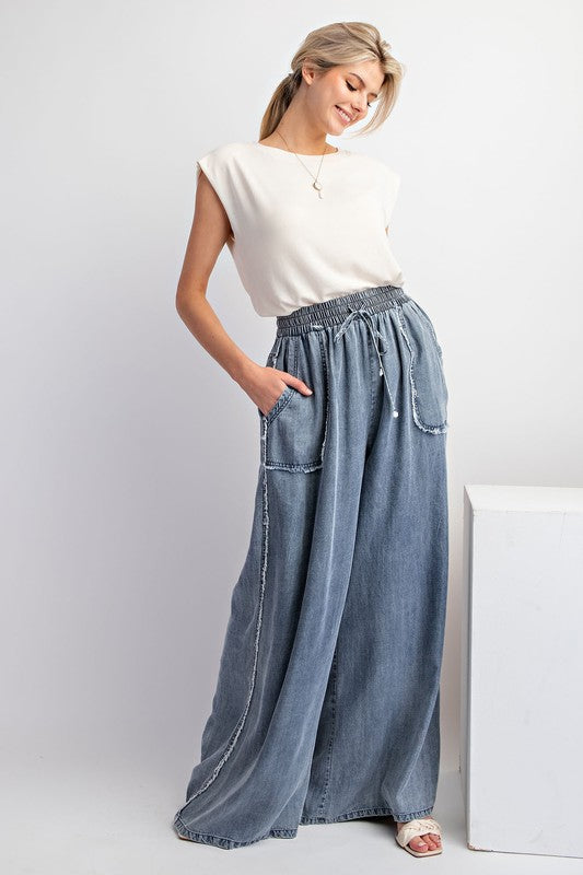 "A Trivial Pursuit" Wide Leg Pants