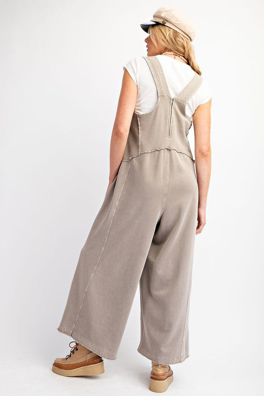 "Zig Zaggin'" Washed Jumpsuit *New Color*