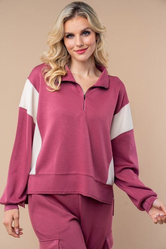 WB PREORDER Sporty Spice Half Zip Top