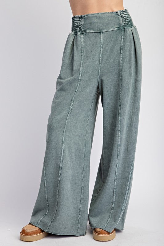 "New Friends" Wide Leg Pants