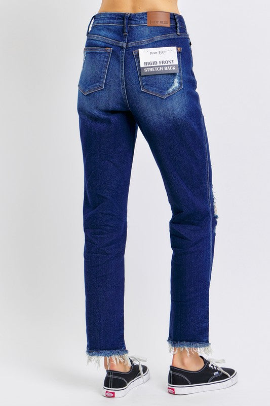 JB HW Rigid Magic Heavy Destroy Straight Jeans