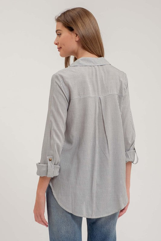 "Lost Cause" Button Down Top