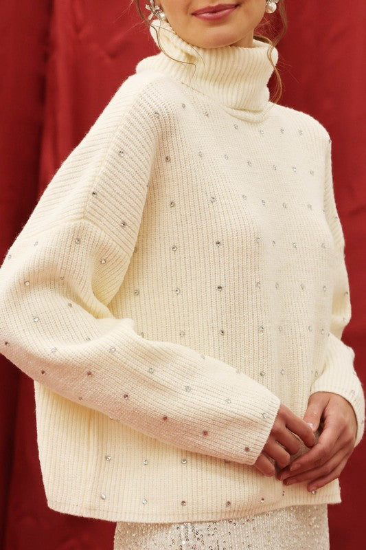 "Ring it In" Turtleneck Sweater