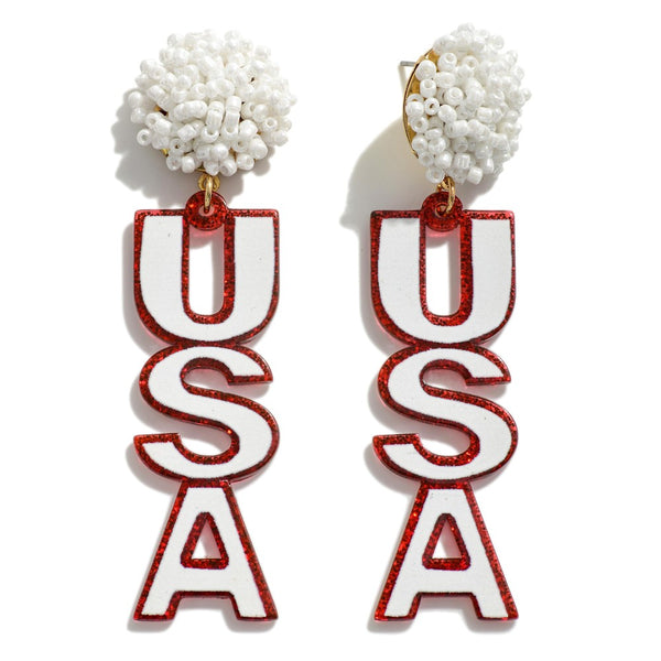 "Party In The USA" Statement Earrings