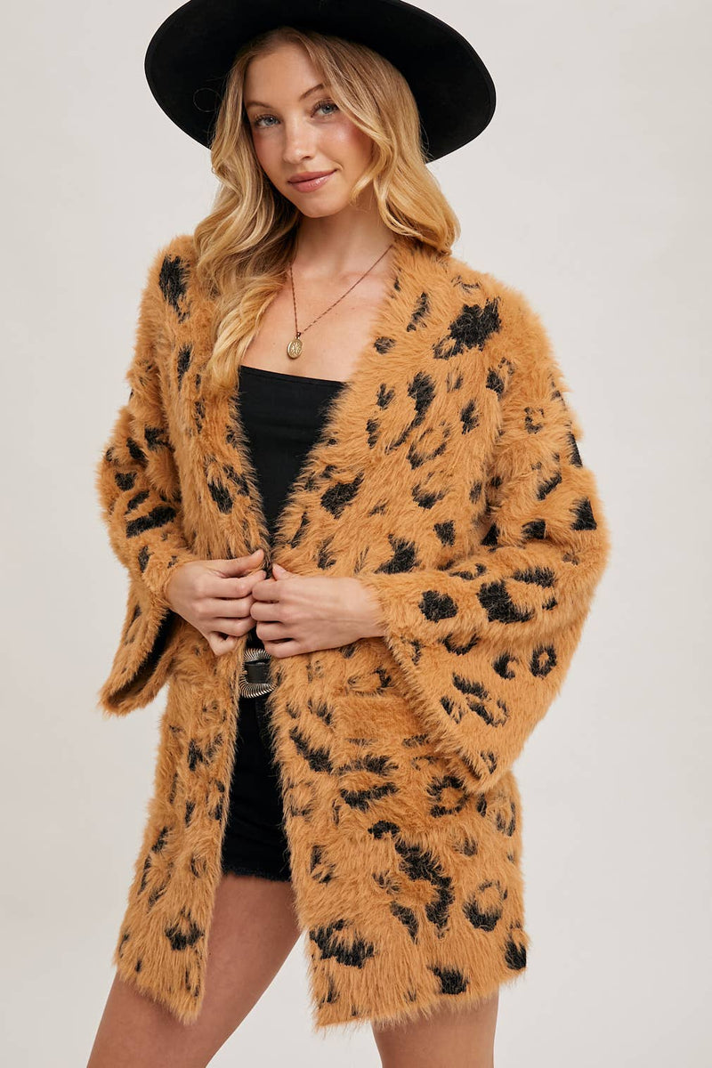 "Wild Child" Leopard Cardi