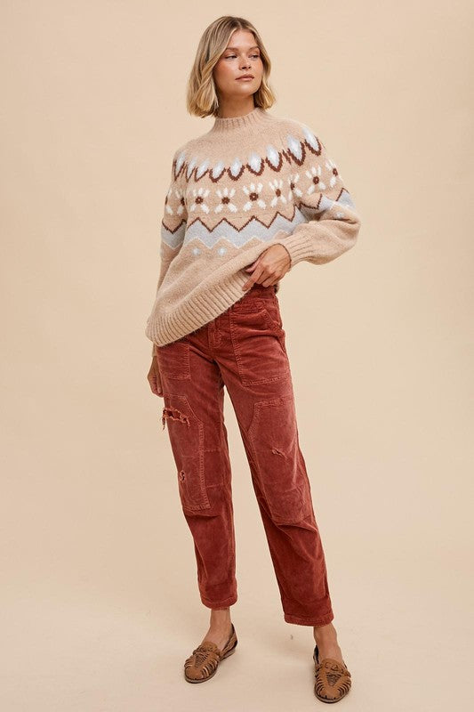 "Fair Aisle" Knitted Sweater