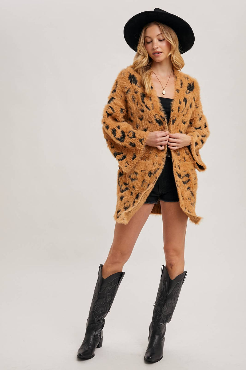 "Wild Child" Leopard Cardi