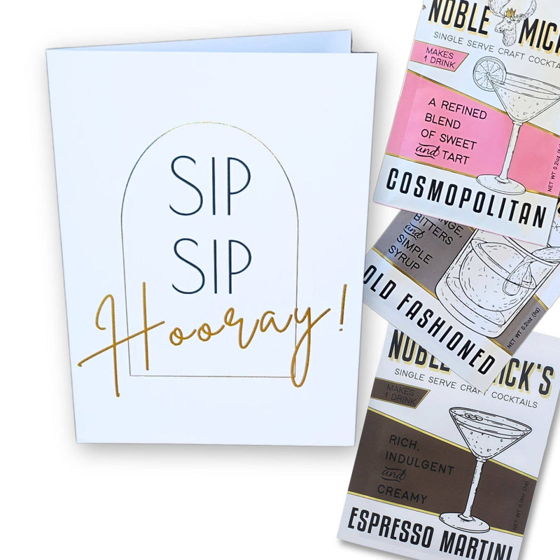 Cocktail and Cards / Sip Sip Hooray Card