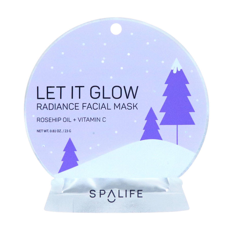 Holiday Snow Globes Assorted Facial Masks