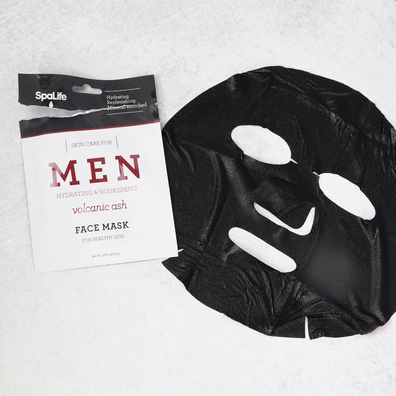 Men's Volcanic Ash Hydrating Facial Masks