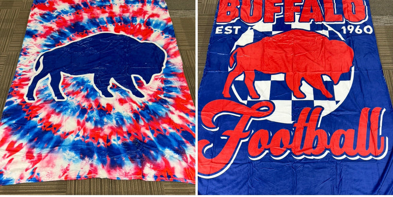 Buffalo Football Blanket