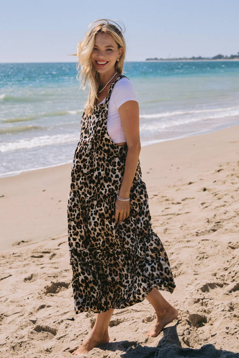 "The Purrrfect" Overall Dress