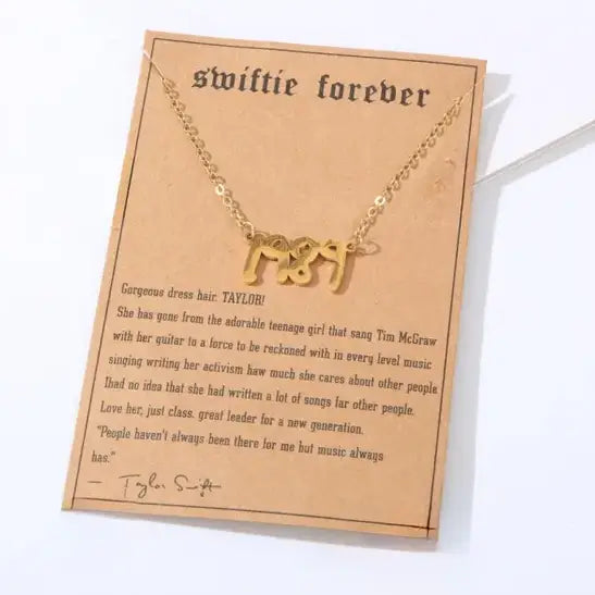 Taylor Swift Pendant Necklace By Eras