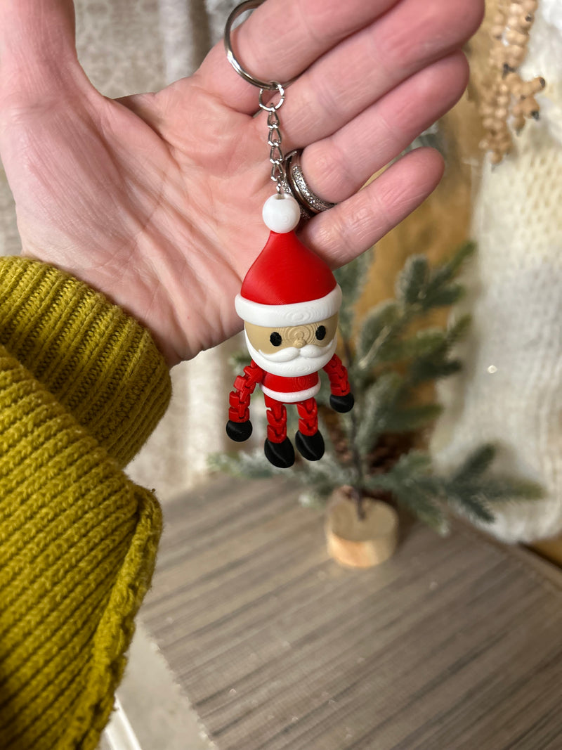 3D Printed Santa Keychain *PREORDER*