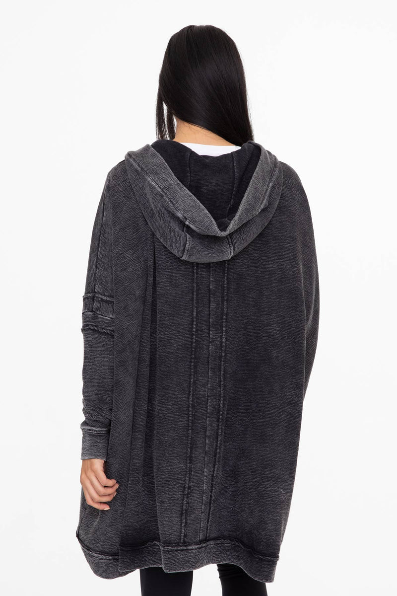 "Dark Vision" Oversized Hooded Poncho