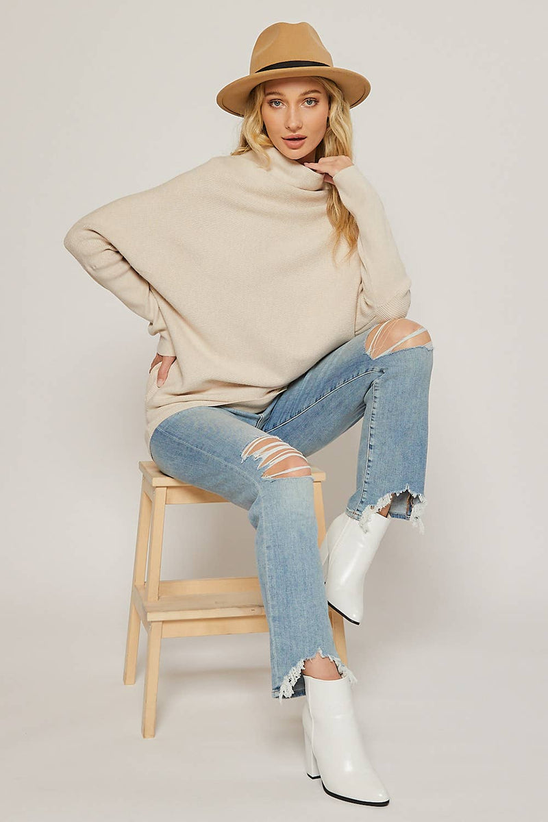 "Moments With You" Dolman Sweater