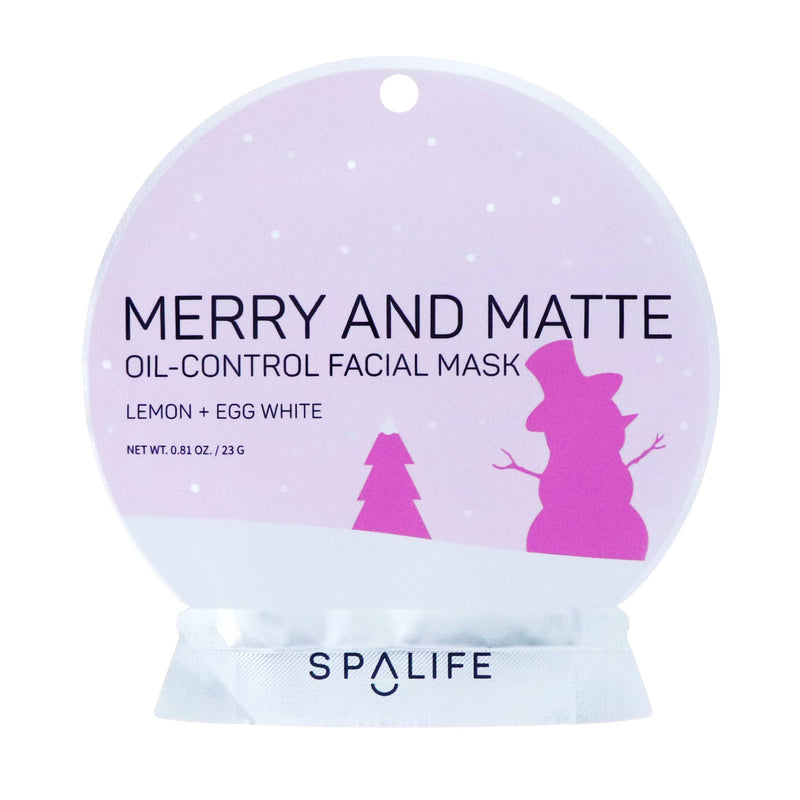 Holiday Snow Globes Assorted Facial Masks