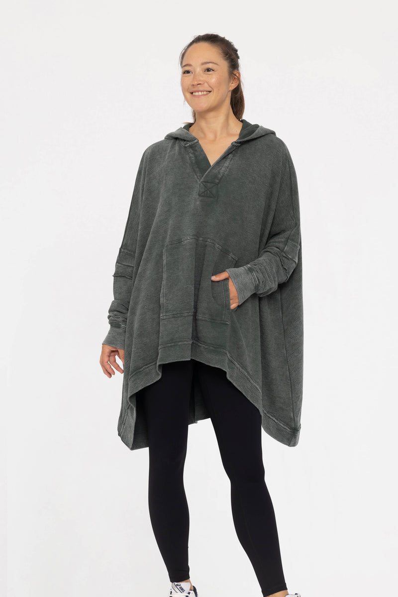 "Dark Vision" Oversized Hooded Poncho