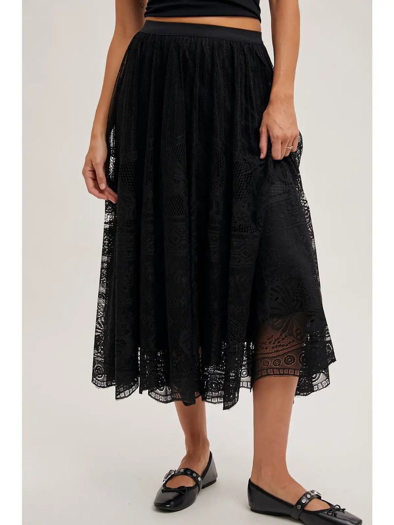 "Wonderment" Midi Skirt