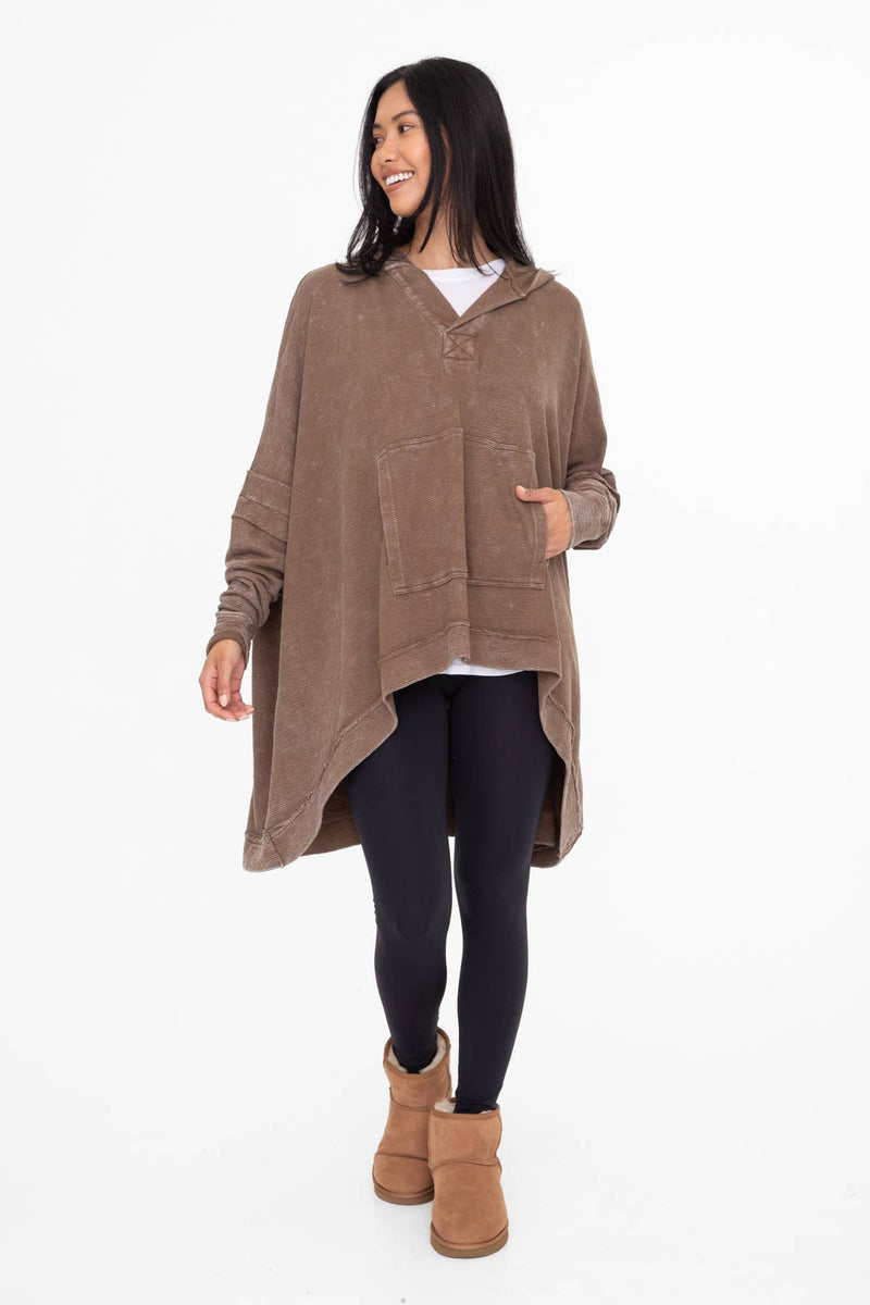 "Dark Vision" Oversized Hooded Poncho