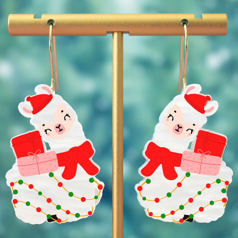 Acrylic Holiday Earrings