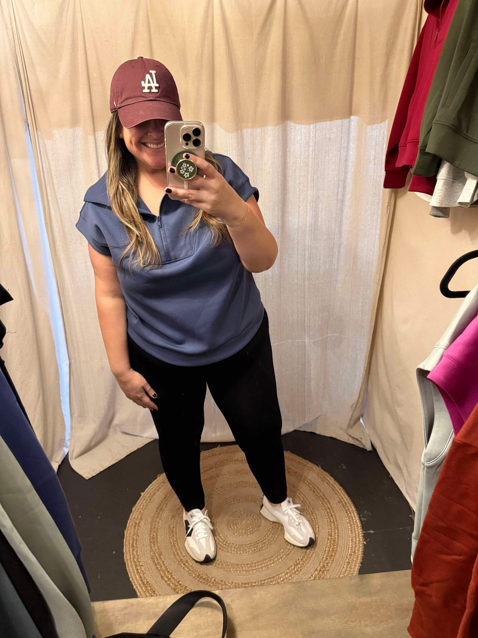 Zenana Scuba Half Zip Short Sleeve Pullover – The Robyn's Nest