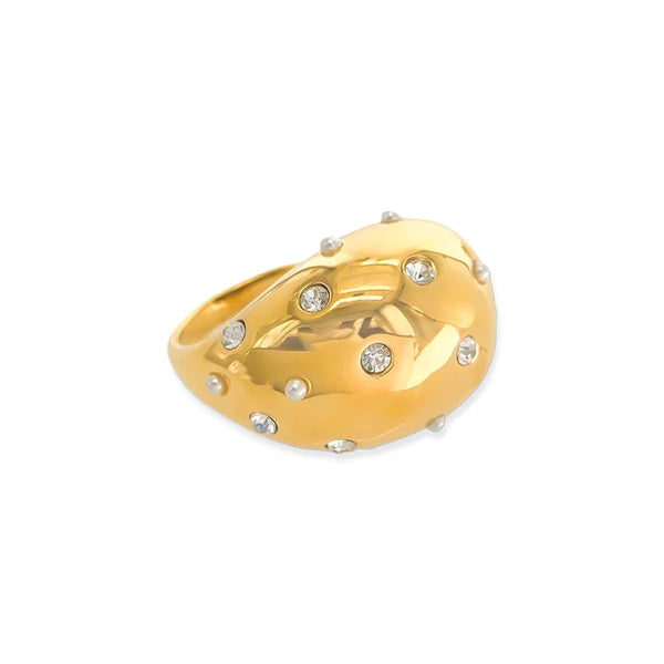 Dome Gem Water Resistant Ring