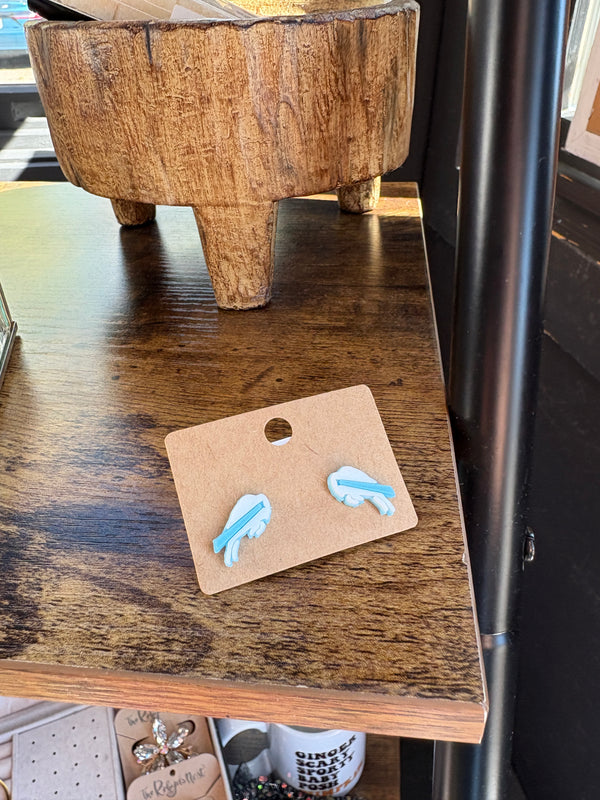 3D Printed Buffalo Stud Earrings *PREORDER*