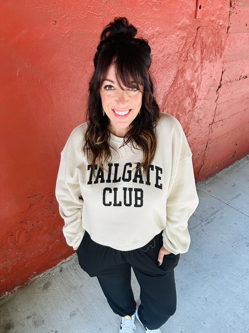 "Tailgate Club" Graphic Sweatshirt