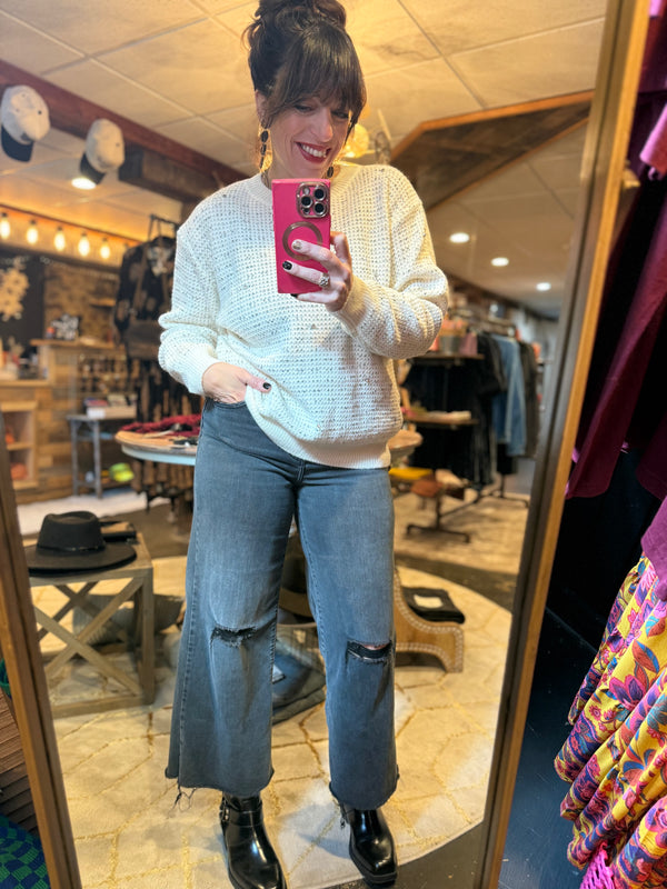 Rhinestone Babe Sweater