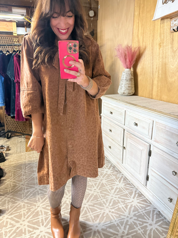 EASEL PREORDER Wolf Moon Twill Dress