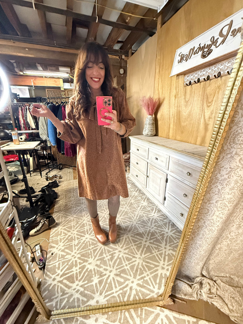EASEL PREORDER Wolf Moon Twill Dress