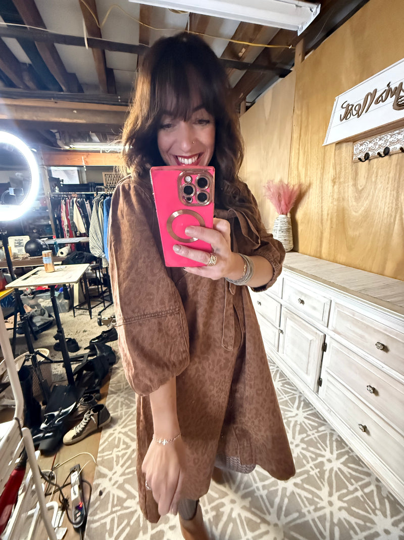 EASEL PREORDER Wolf Moon Twill Dress