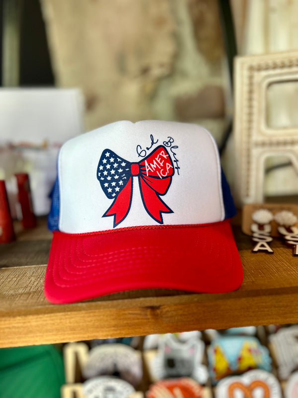 "God Bless America" Trucker Hat