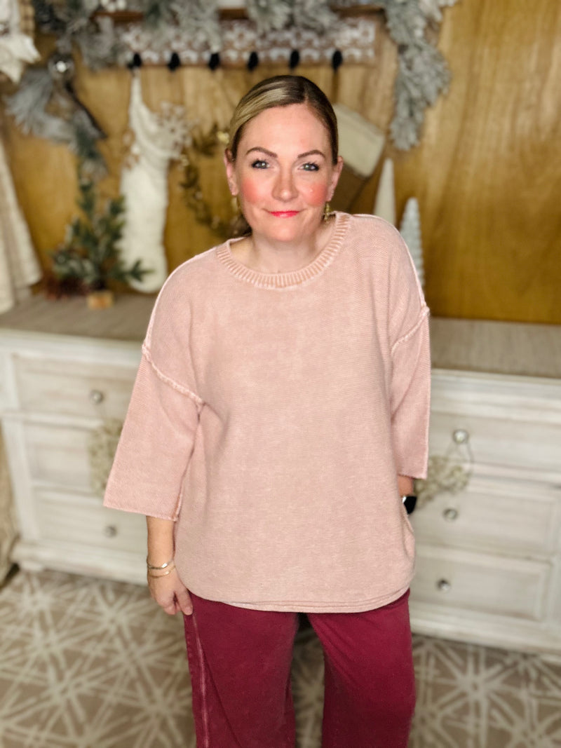 EASEL PREORDER Everyday Girl Short Sleeve Sweater