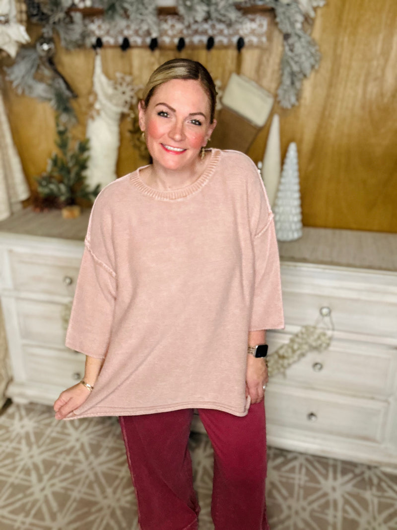 EASEL PREORDER Everyday Girl Short Sleeve Sweater