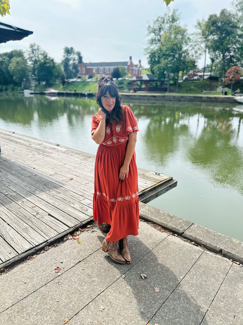 "La La Land" Short Sleeve Dress