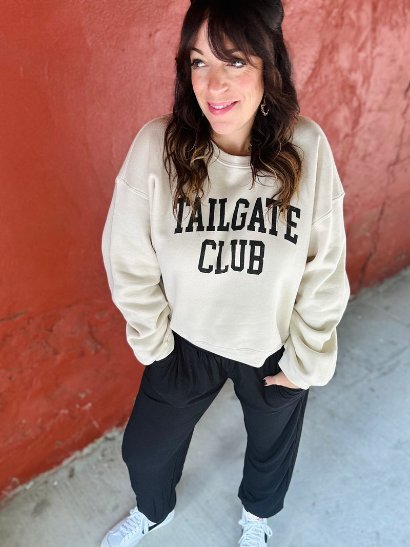 "Tailgate Club" Graphic Sweatshirt