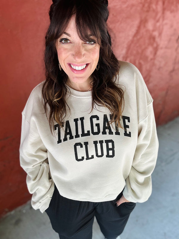 "Tailgate Club" Graphic Sweatshirt